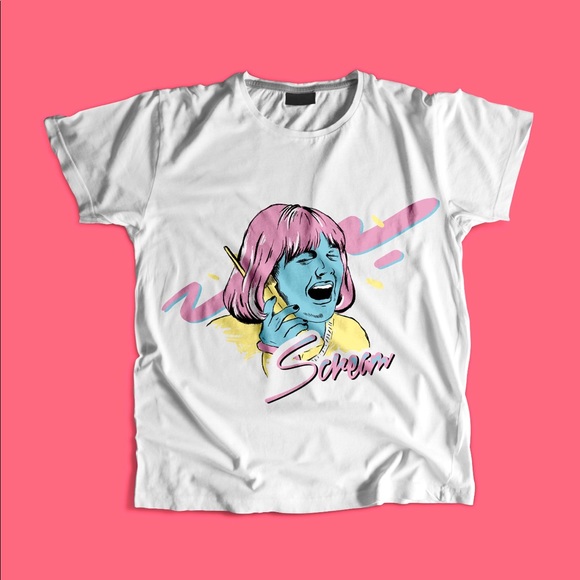 Tops - “Scream Drew Barrymore” Graphic Tee ‼️